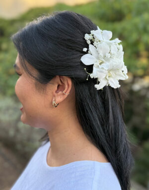 Fresh Orchid Hair Clip