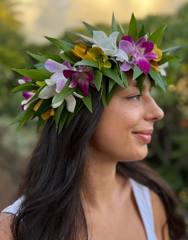 Tropical Haku Lei Flower Crown