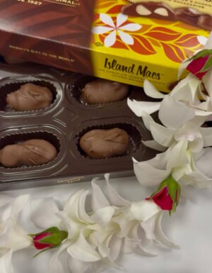 Send a fresh flower lei and made-in-Hawaii chocolate for Valentine's Day