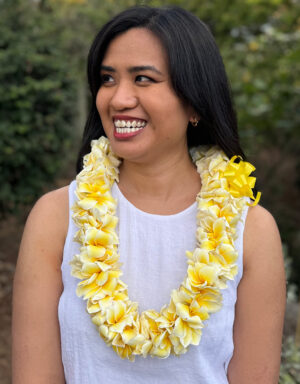 Double Plumeria Lei