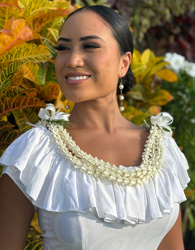 Bridal Lei short front