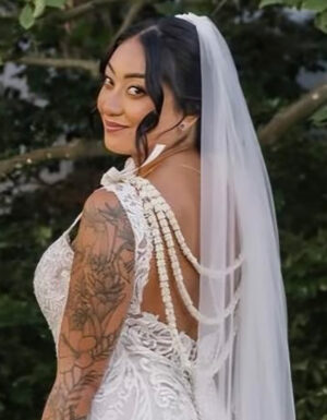 Cascading Bridal Lei